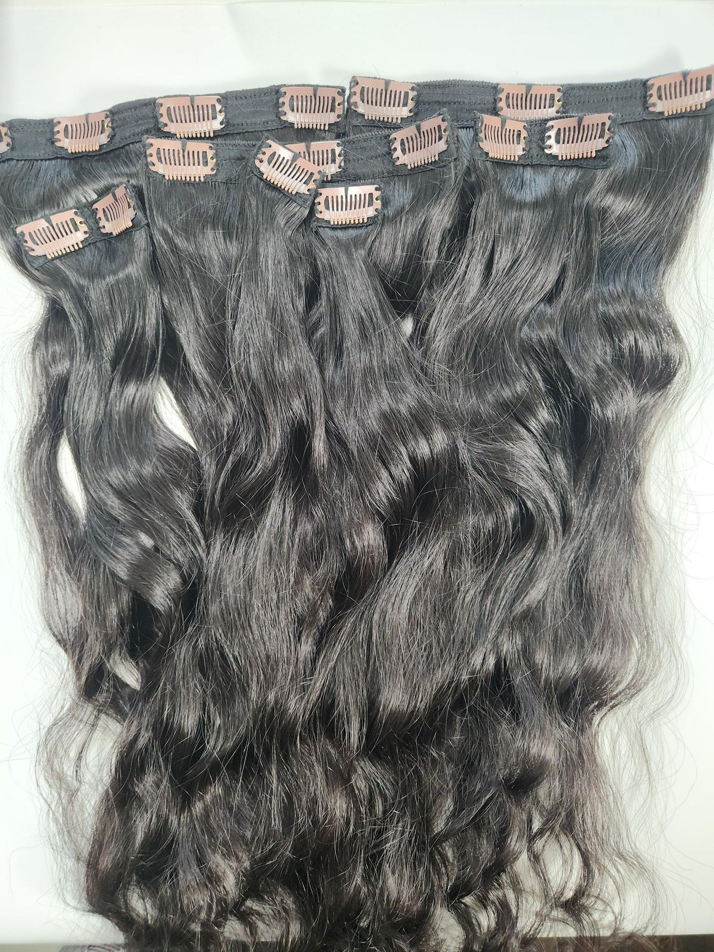 Indian Raw Wavy Seamless Clip-ins